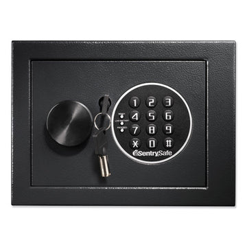 Sentry® Safe Electronic Security Safe, 0.14 Cu Ft, 9w X 6.6d X 6.6h, Black freeshipping - TVN Wholesale